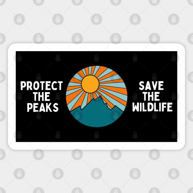 Protect the Peaks Save the Wildlife Magnet by High Altitude